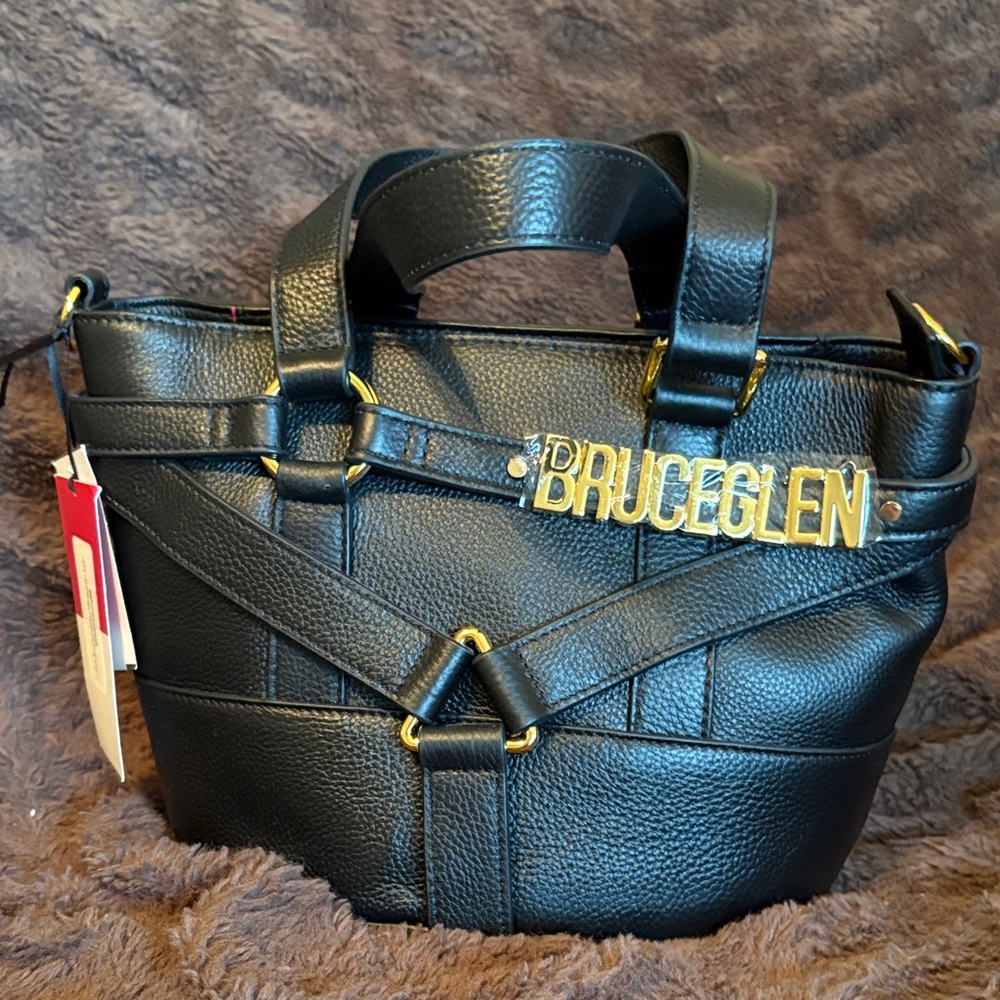 Black Leather Women's Bag NWT